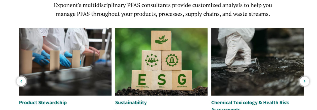 Three image layout highlighting technical consulting capabilties
