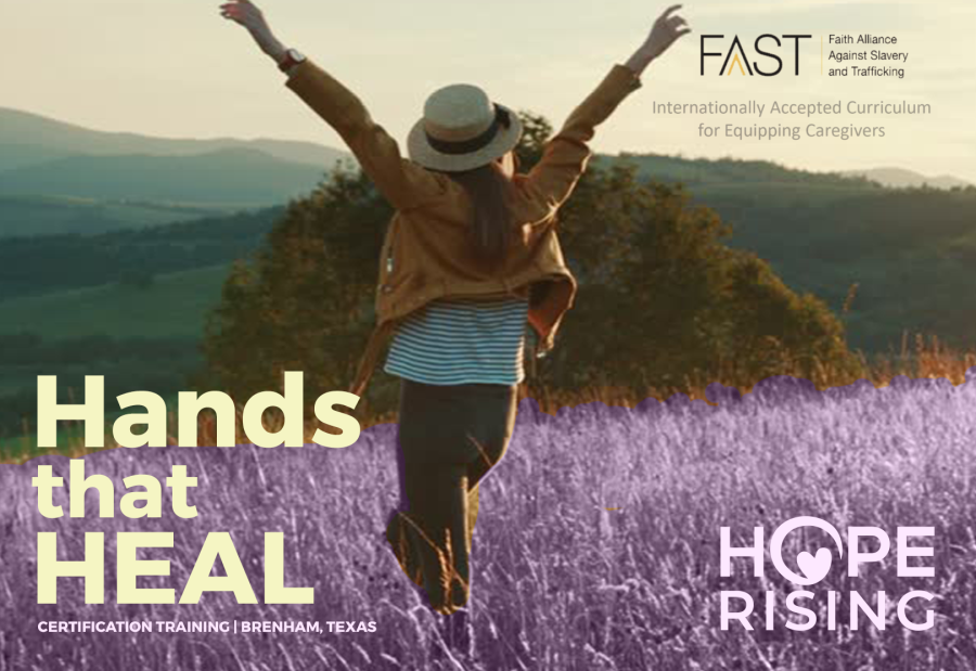 Woman walks in wheat field at golden hour. A flyer for a volunteer training course. Designed by Rachael Hall Creative.