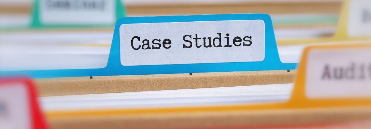 Organized files with case studies for AI mapping